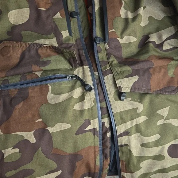 Mens L.L. Bean Camouflage Winter Jacket L reg - Picture 4 of 13